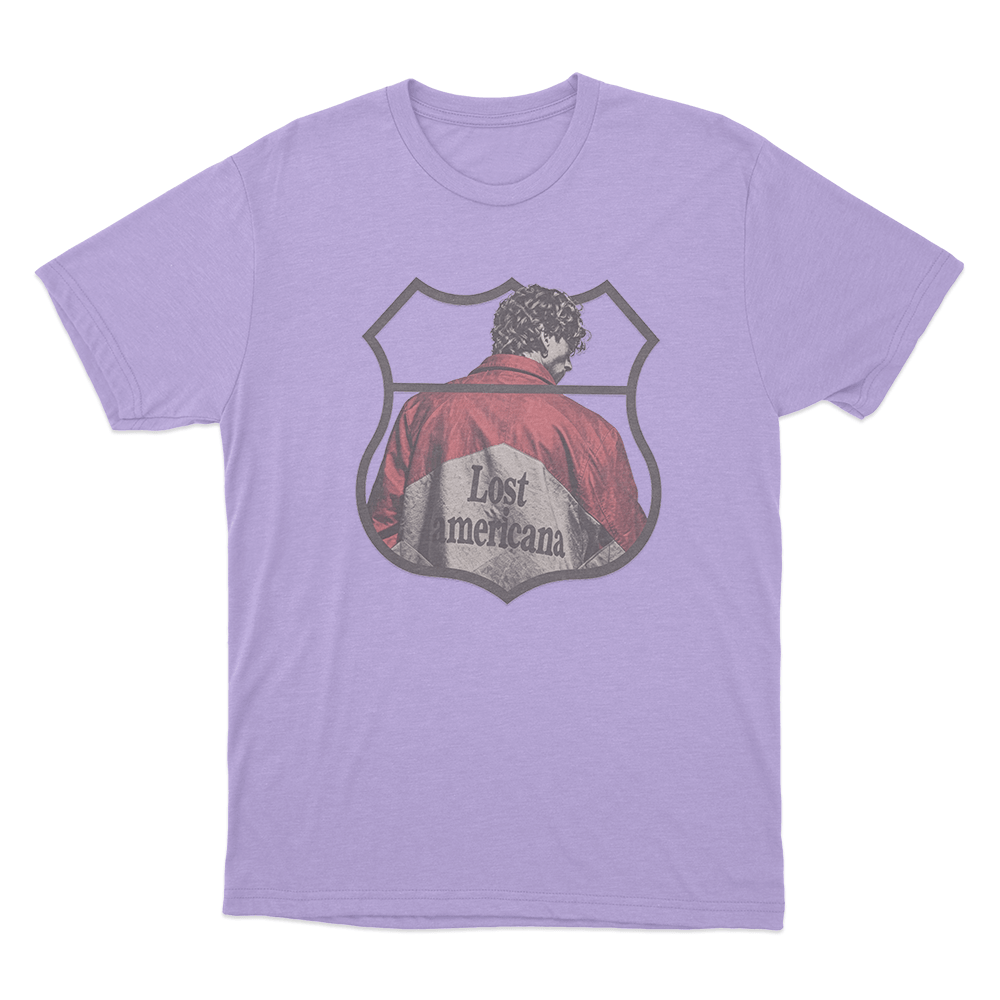 Lost Americana Photo Unisex T Shirt Purple Lost Americana Photo Unisex T Shirt Purple
