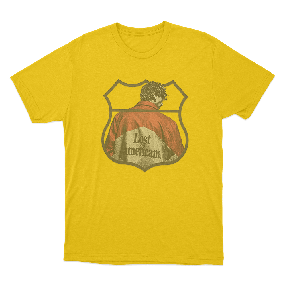 Lost Americana Photo Unisex T Shirt Yellow Lost Americana Photo Unisex T Shirt Yellow