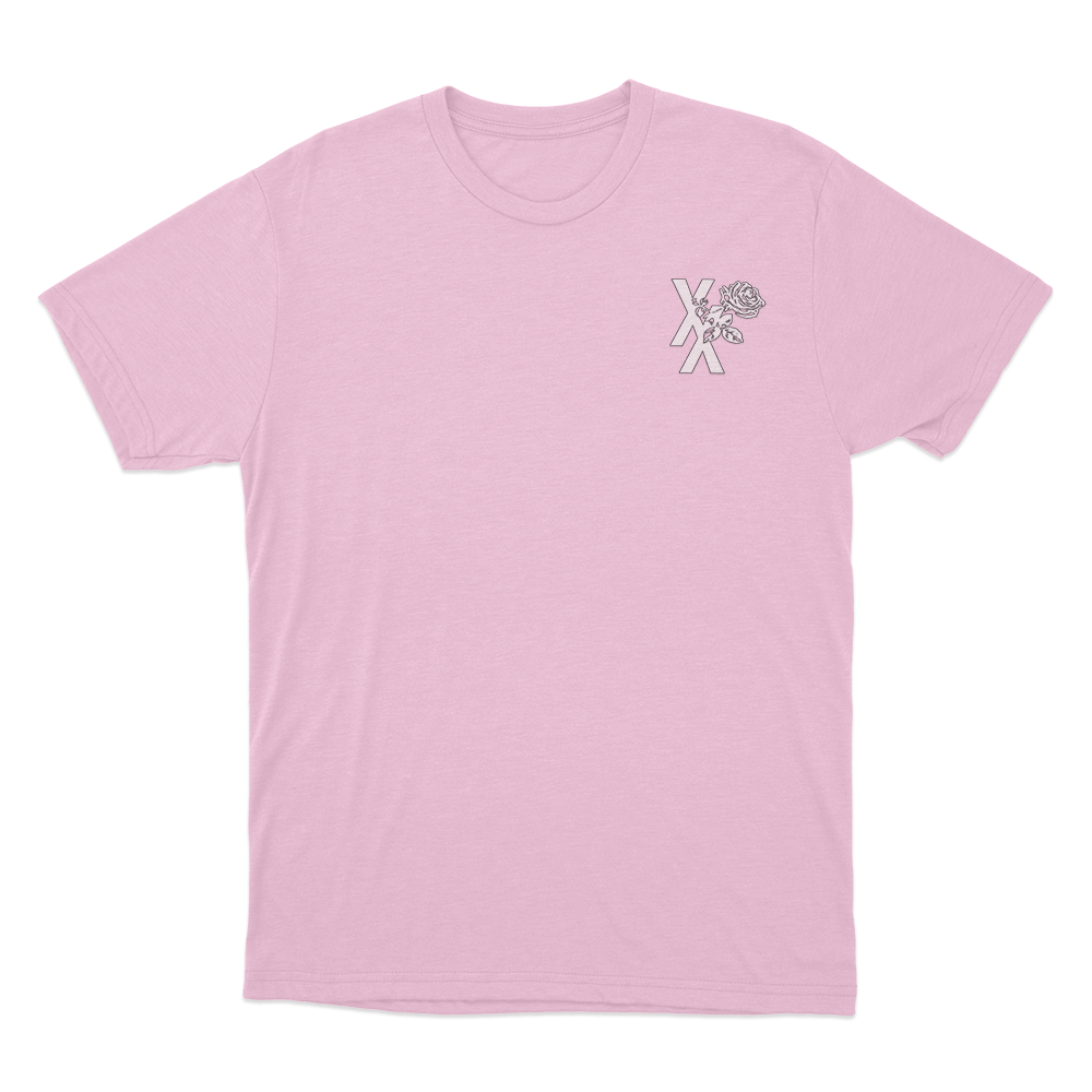 XX Rose Unisex T Shirt Pink XX Rose Unisex T Shirt Pink