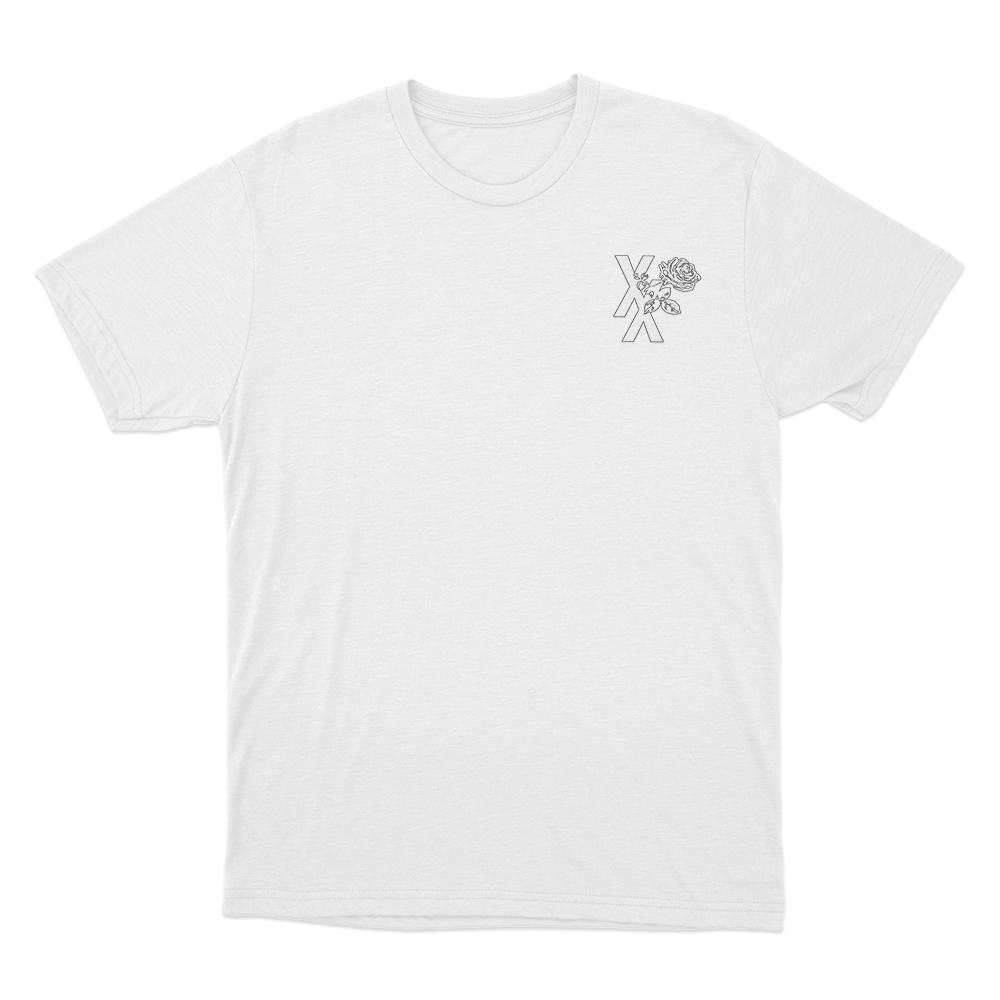 XX Rose Unisex T Shirt White XX Rose Unisex T Shirt White